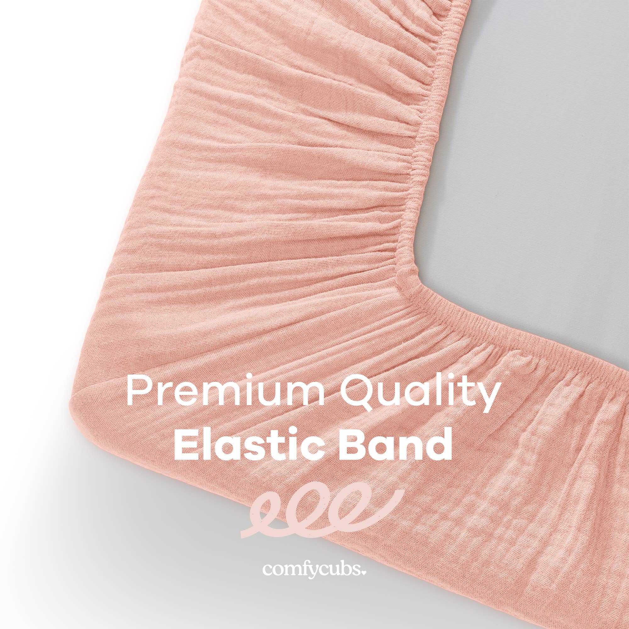 Comfy Cubs - Muslin Fitted Bassinet Crib Sheet, Extra Soft by Comfy Cubs-Giggles N Gear