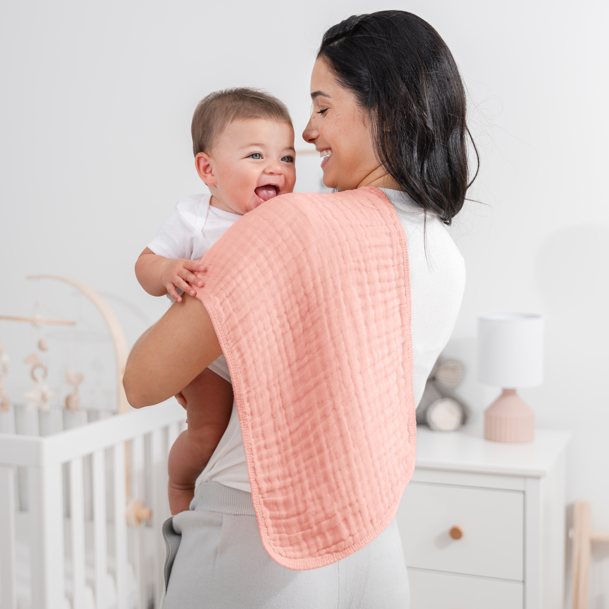 Comfy Cubs - Muslin Burp Cloths by Comfy Cubs - / Pack of 6-Giggles N Gear