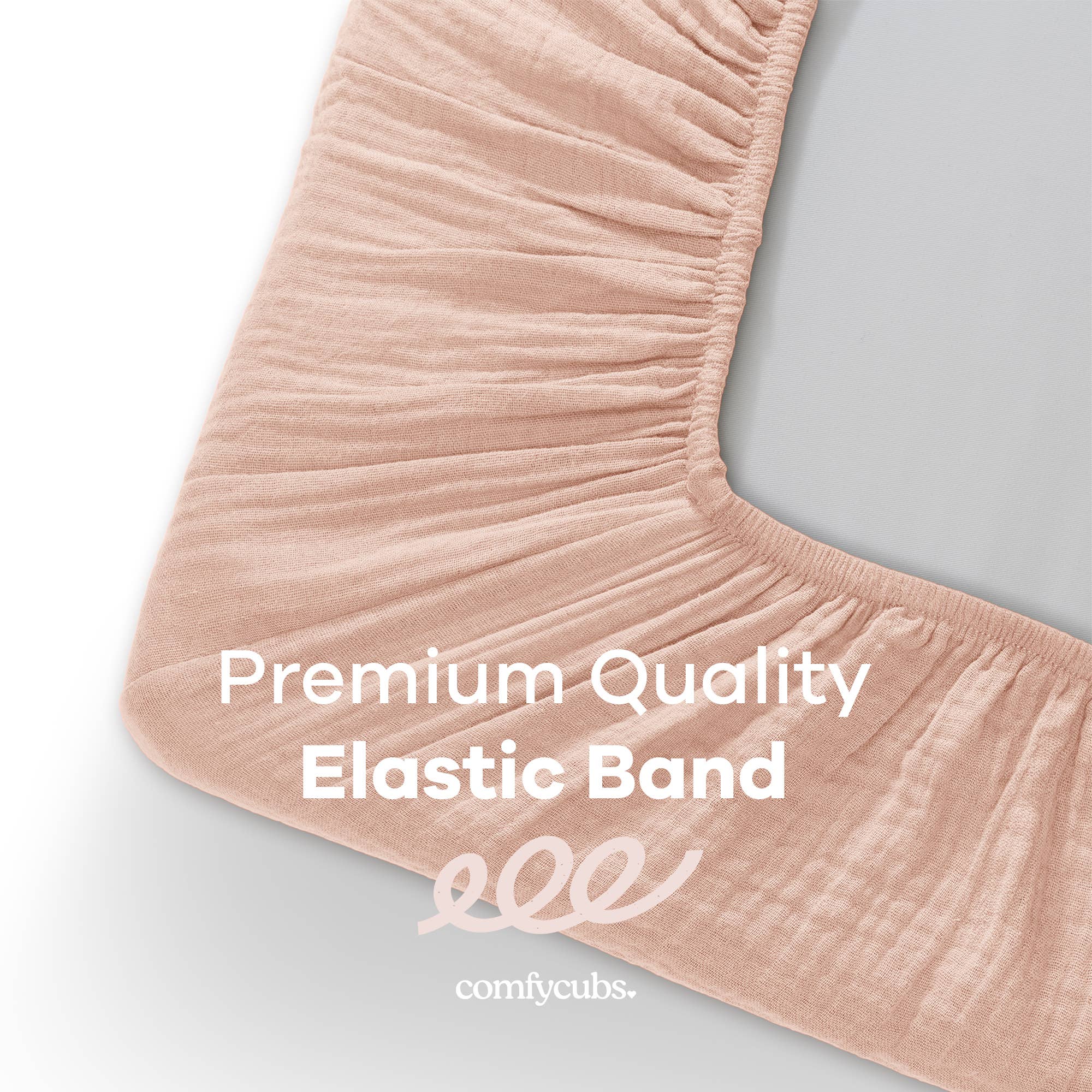 Comfy Cubs - Muslin Fitted Bassinet Crib Sheet, Extra Soft by Comfy Cubs-Giggles N Gear