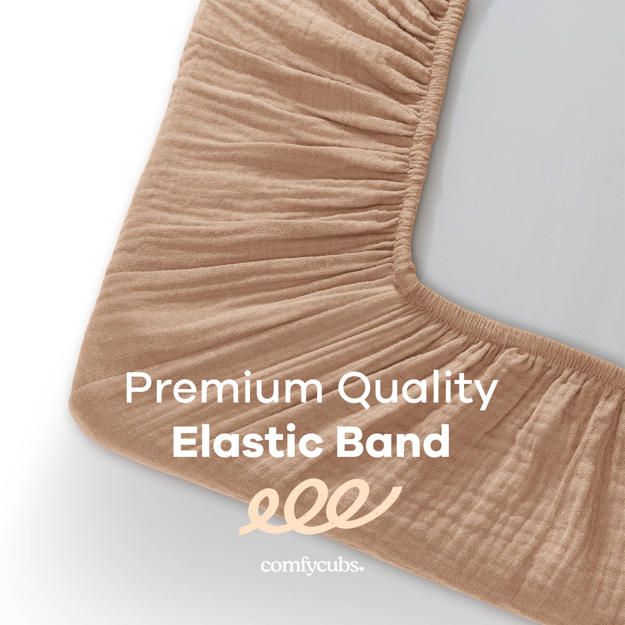 Comfy Cubs - Muslin Fitted Bassinet Crib Sheet, Extra Soft by Comfy Cubs-Giggles N Gear