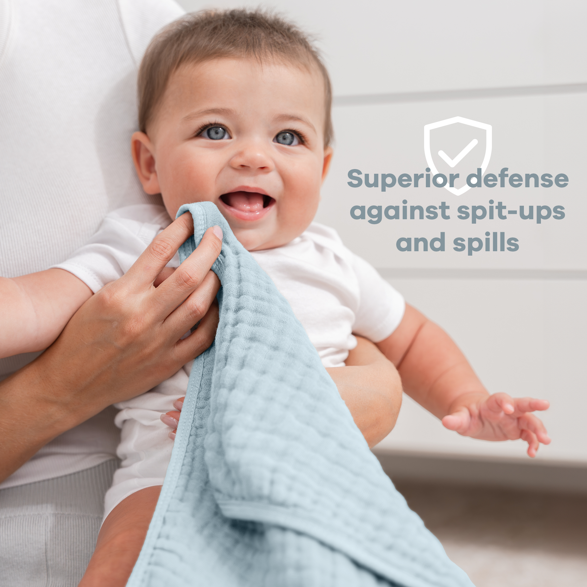 Comfy Cubs - Muslin Burp Cloths by Comfy Cubs - / Pack of 6-Giggles N Gear