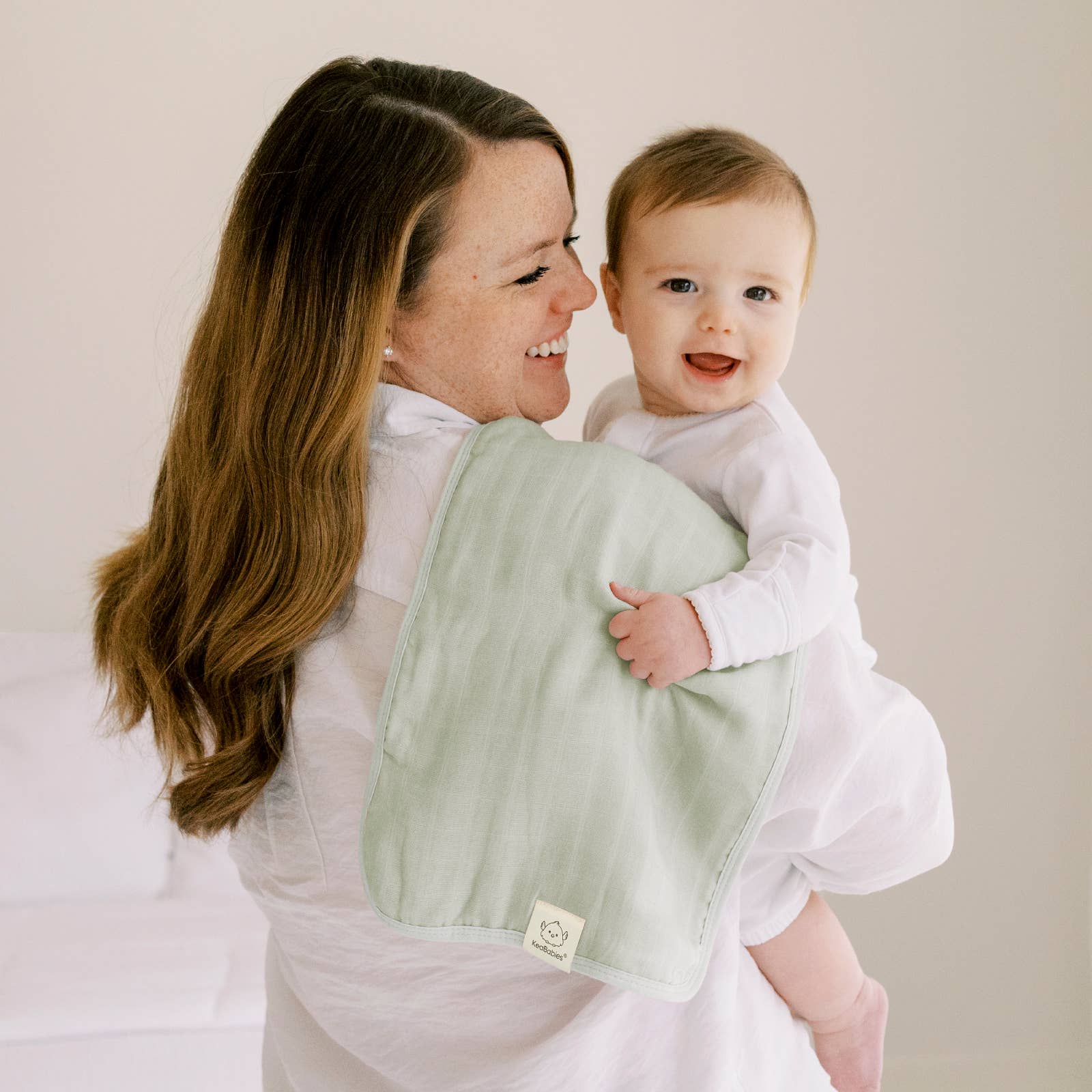 KeaBabies - KeaBabies Lumi Muslin Burp Cloths - Spice-Giggles N Gear